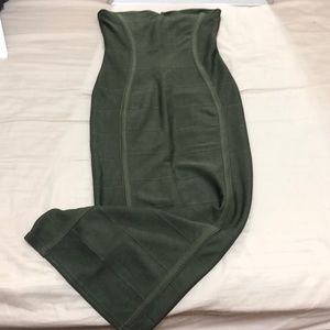 Beautiful green body-con dress
